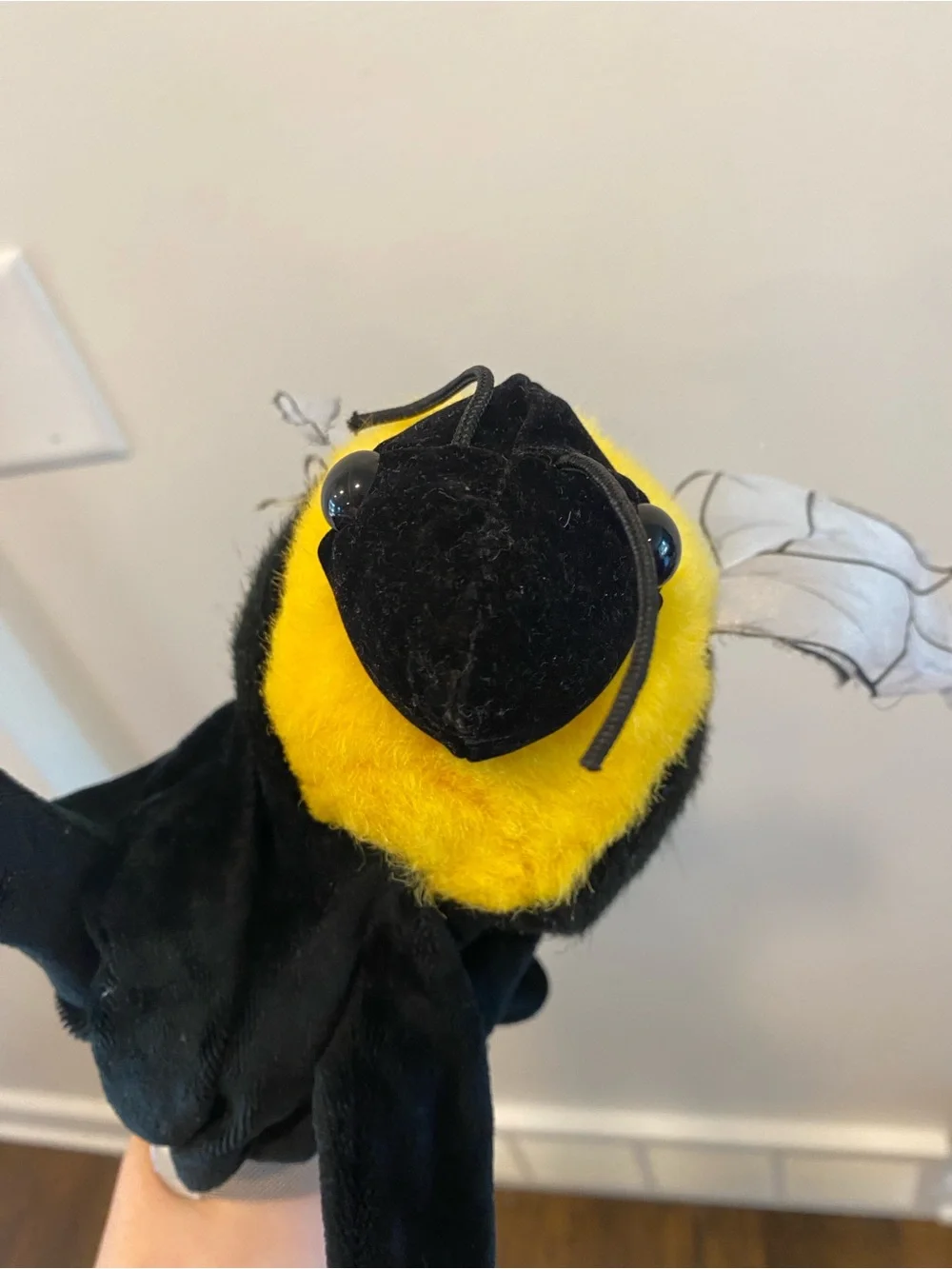Folkmanis bee puppet bumble honey bee hand glove toy